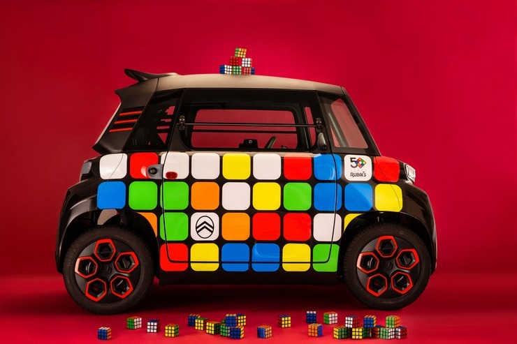 La nuova Citroen AMI in versione cubo di Rubik