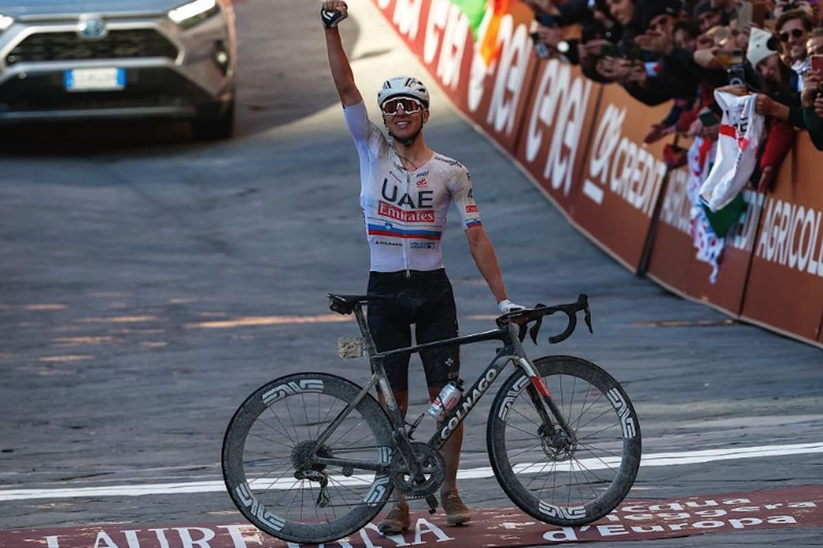 Pogacar Strade Bianche