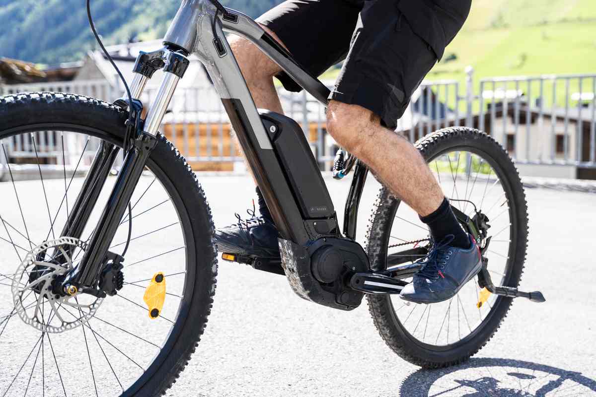 Il motore di una bici elettrica
