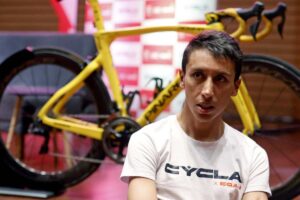 Bernal durante un'intervista